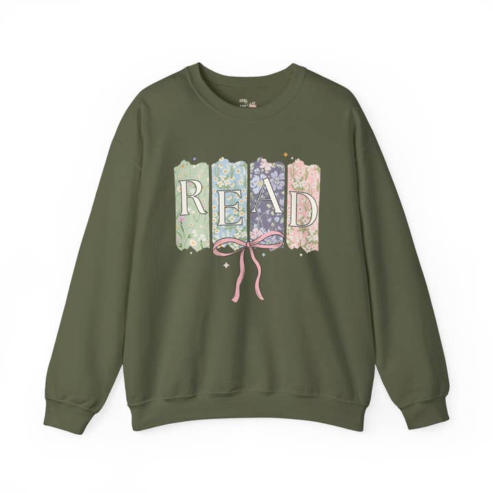 Cute Reading Sweatshirt for wholesale by Opal and June
