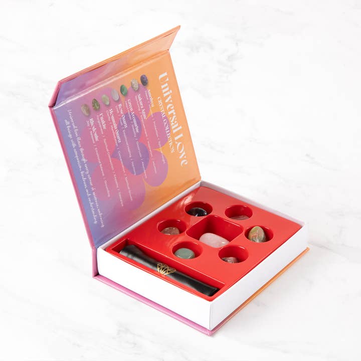 Myga – wholesale Andlig sten/kristall – Universal Love Crystal Presentuppsättning 2