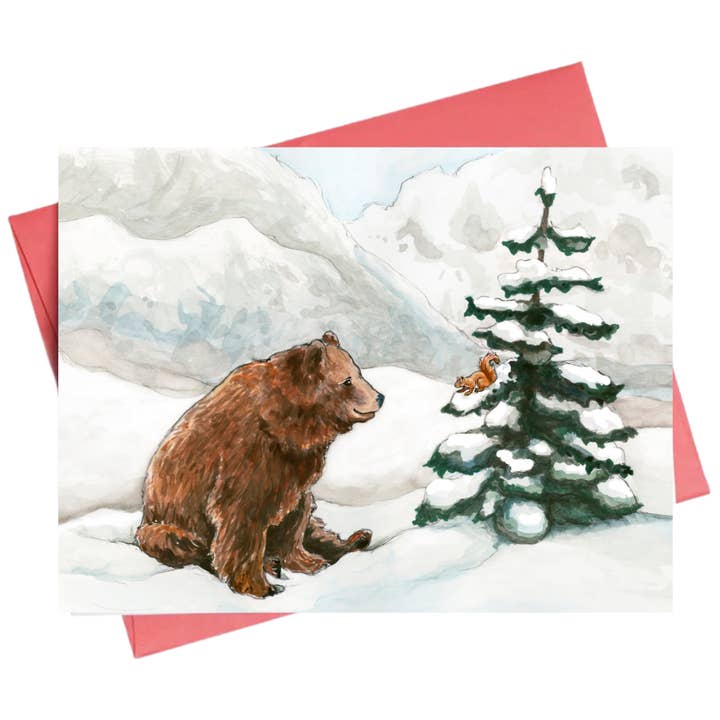 Snow Day | Christmas Greeting Card for wholesale by Inkwell Cards