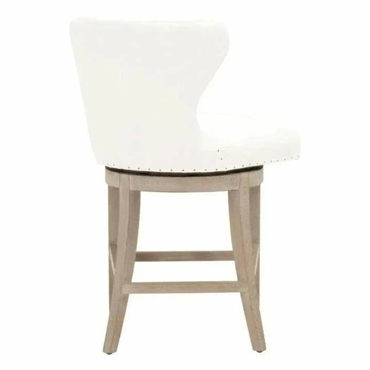 LOOMLAN - Wholesale Stool - Milton Swivel Counter Stool LiveSmart White9