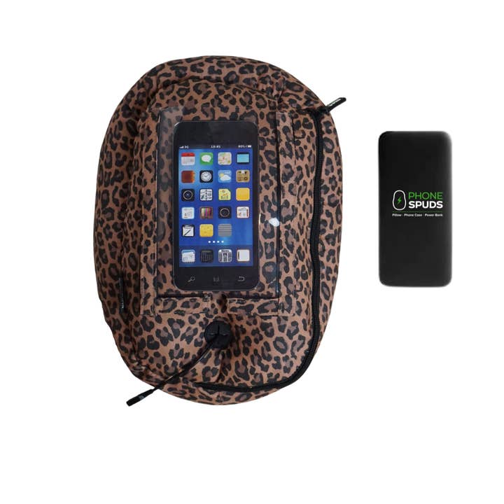 PhoneSpuds - Wholesale Portable Charger - Leopard PhoneSpud with Power Bank1