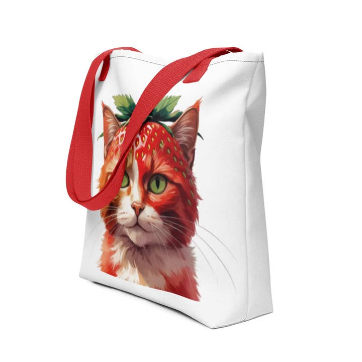 StrawcaT Cat Canvas Bag - Ecological Tote Bag EME for wholesale by EME regalos