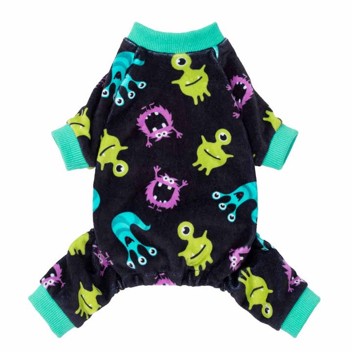 Cartoon Monsters Halloween Dog Pajamas for wholesale by Fitwarm