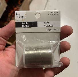 Factory Direct Craft - Wholesale Wire - 24 yards Silver Copper Beading Wire Spool - Select Gauge5