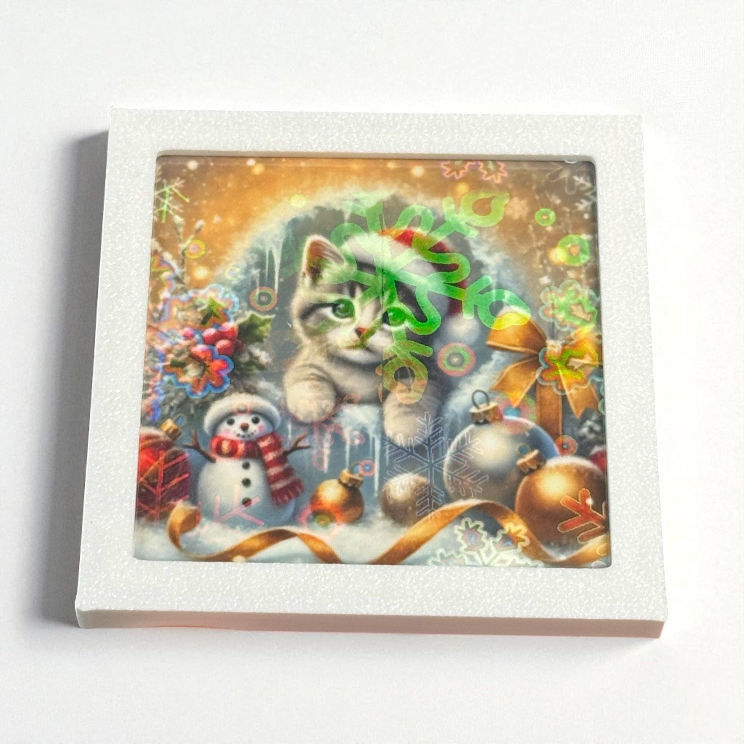 Corksee - Vente Aimants - Chaton de Noël | Aimant2