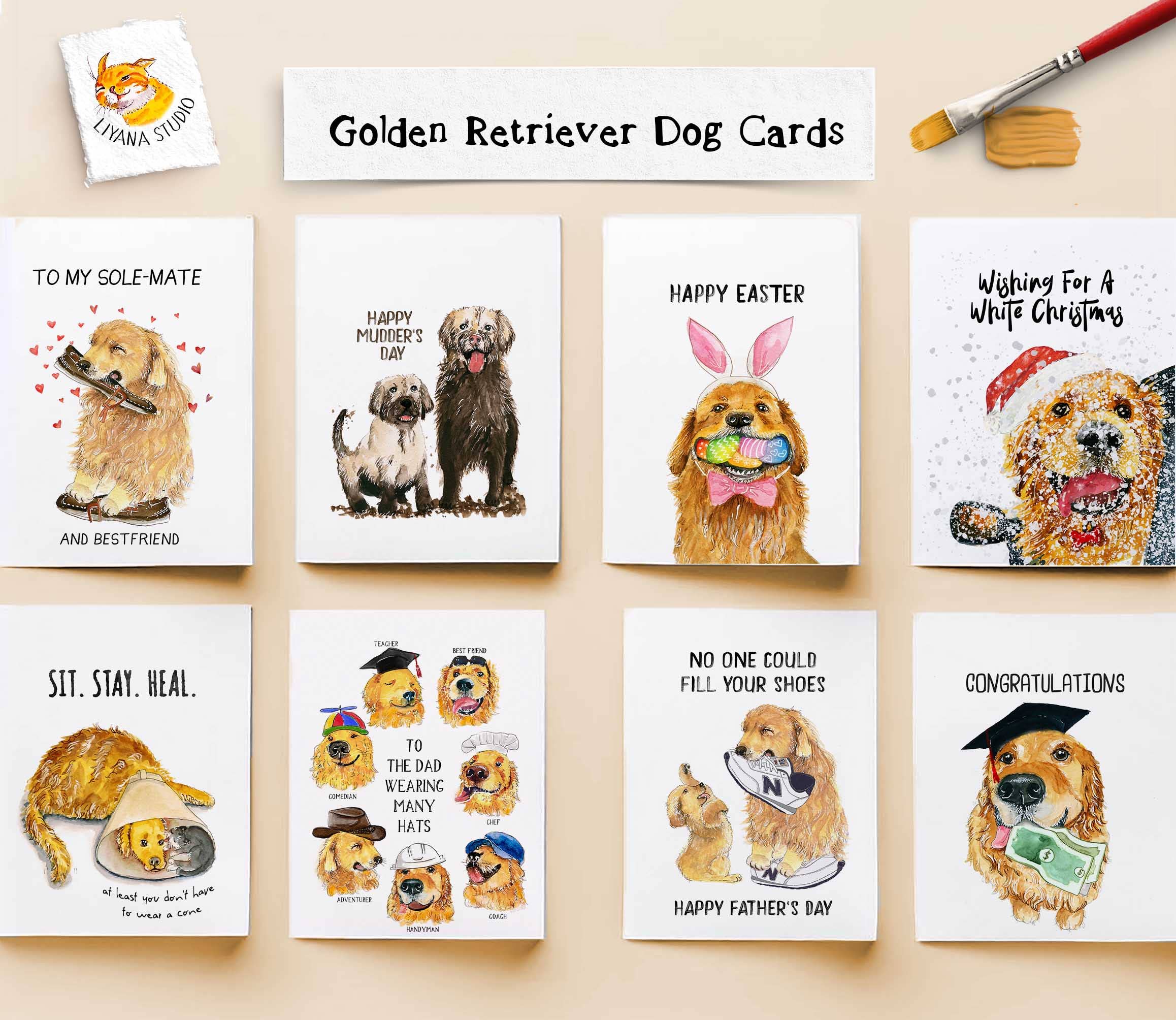 Liyana Studio - Venta al por mayor Tarjetas de cumpleaños - Tarjeta de cumpleaños divertida para persona favorita del perro3