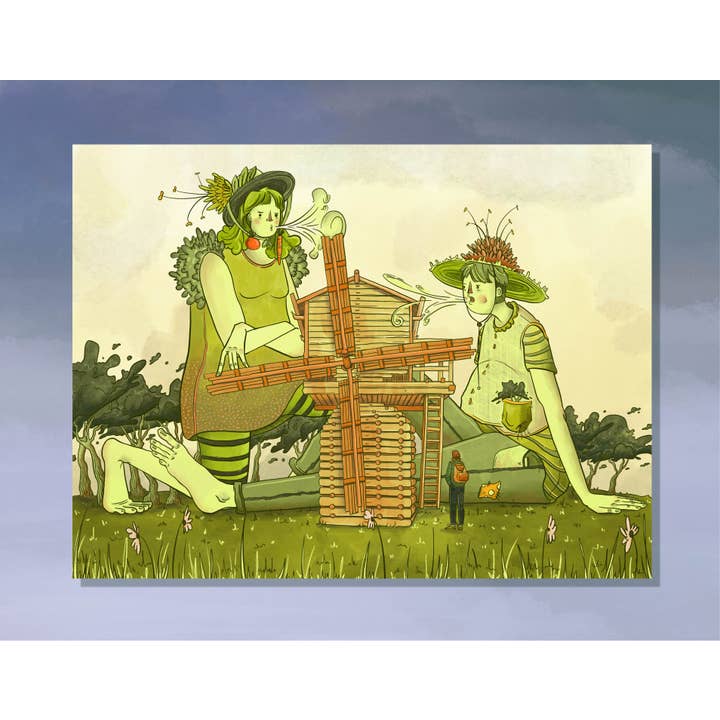 The Giant War Print for wholesale by Micael Nunez