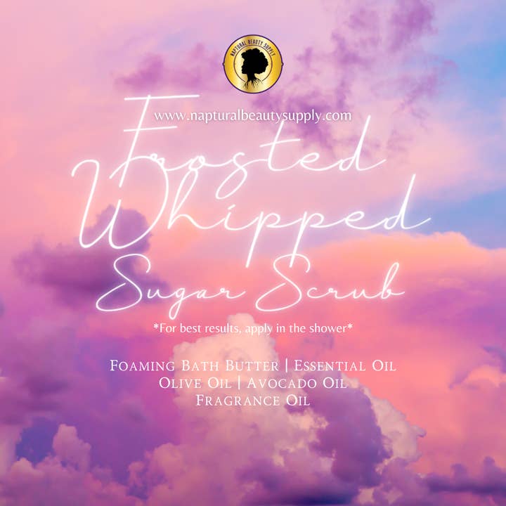 Frosted Whipped Sugar Scrub for wholesale by Naptural Beauty Supply