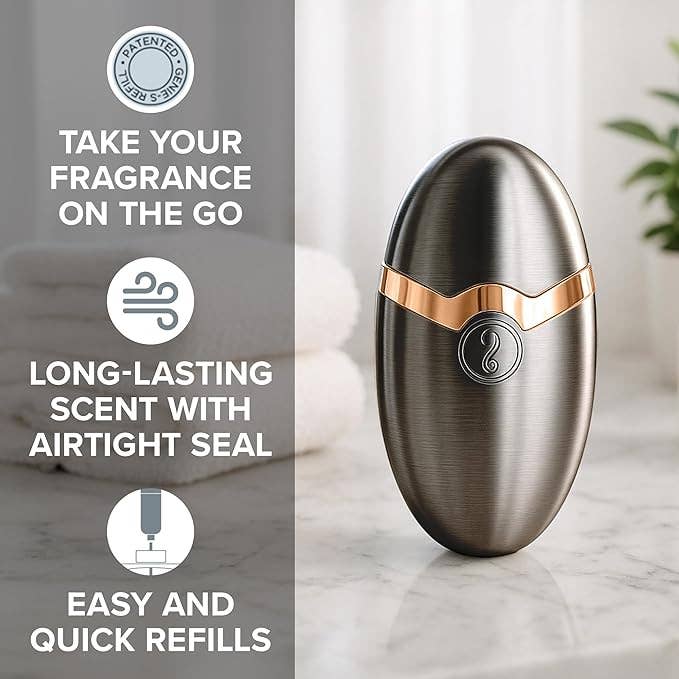 TRAVALO - Vente Flacon pulvérisateur - TRAVALO Pearl Atomiseur de Parfum Rechargeable – Approuvé par la TSA7