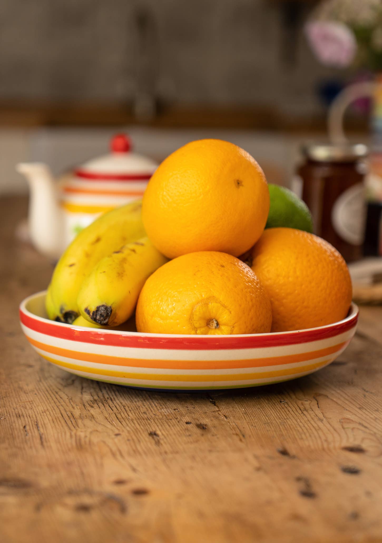 Namaste - Vente Bol - Bol à pâtes arc-en-ciel peint à la main3