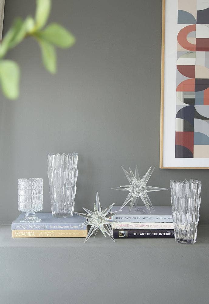 A&B Home Group Inc. – Engroshandel Vase – D4x7,5" Diamond Radiance Glasvase12