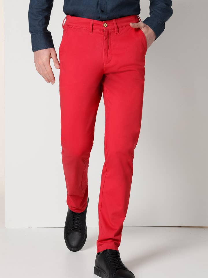 BENDORFF - Standard röda byxor | Storlek i tum för wholesale av PAUSANT SHOP ONLINE