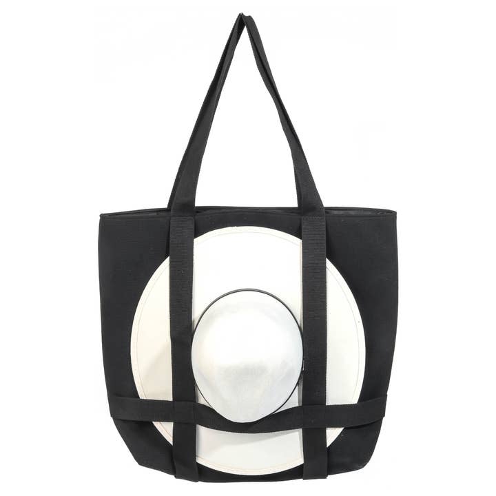Collections by Fame Accessories - Wholesale Tote Bag - Women's - Square Hat Carrier Tote Bag1