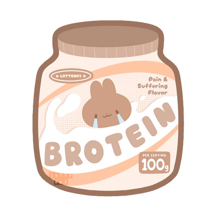 Brotein Vinyl Sticker for wholesale by Lottemp3