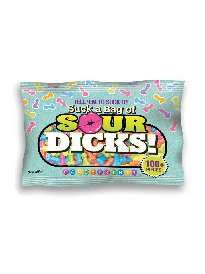 Suck a Bag of Sour Dicks - 3oz Bag for wholesale by Little Genie Productions