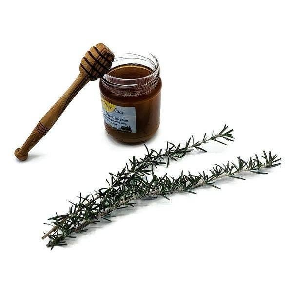 Bearthy - Wholesale Honey Dipper - Mediterranean Olive Wood Honey Dipper & Server Gift