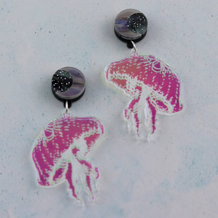 Planetary Bodies Earrings for wholesale by Kimchi and Coconut