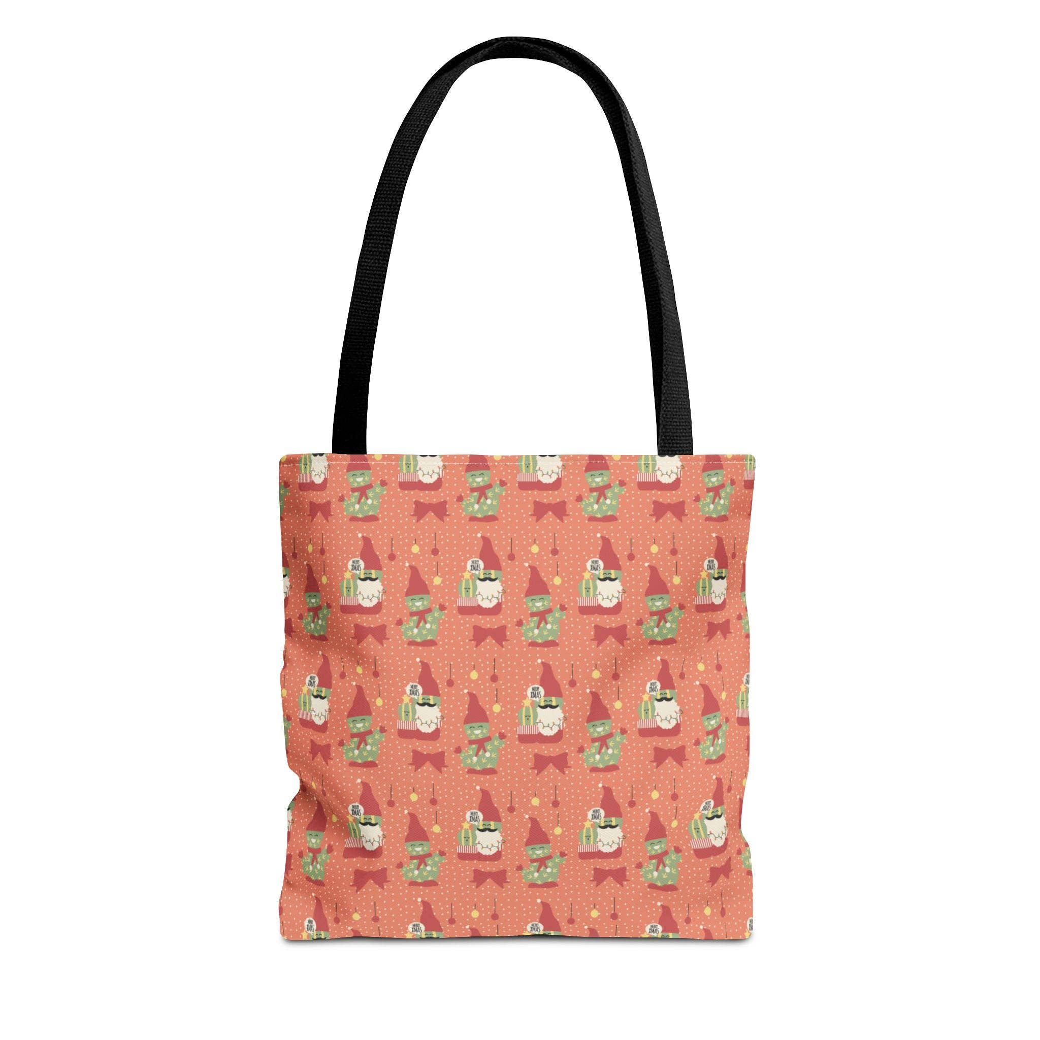 Happythings76 - Wholesale Tote Bag - Women's - Christmas Cactus Gnome Gift Tote Bag — Cute Holiday Carry-All 🎁✨0