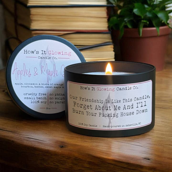 Our Friendship Is Like This Candle... - 100% Soy Candle for wholesale by How's It Glowing Candle Co.