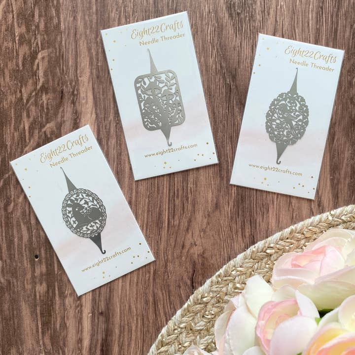 Modern Needle Threader for Hand Sewing and Embroidery for wholesale by Eight22Crafts