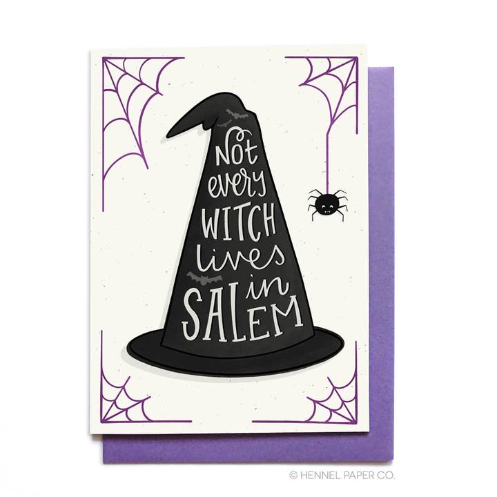 Halloween Card - Witch Hat for wholesale by Hennel Paper Co.