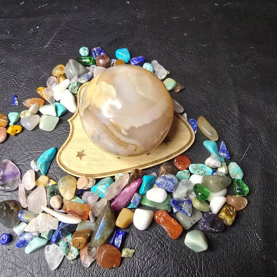 Eclectic Wallflower Boutique – Engroshandel Spirituelle sten og krystaller – Krystalkugleholder6