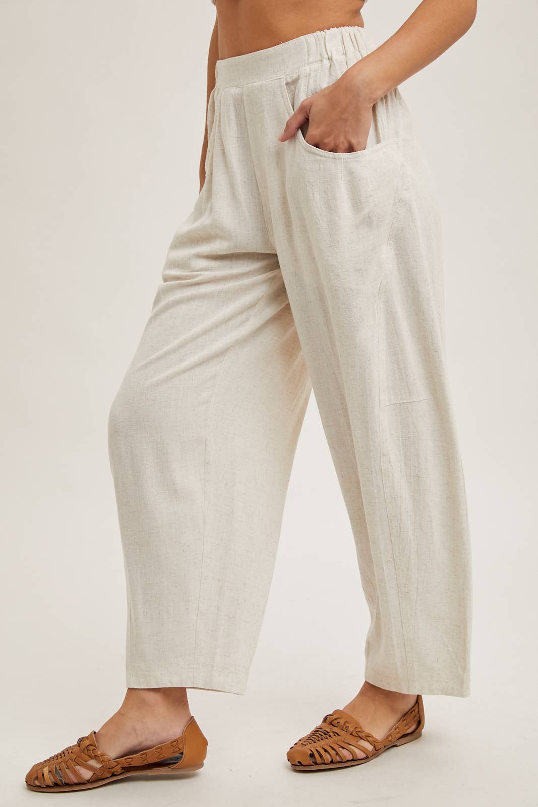 Bluivy - Wholesale Pants - Women's - RELAXED BARREL PANTS WITH POCKETS20