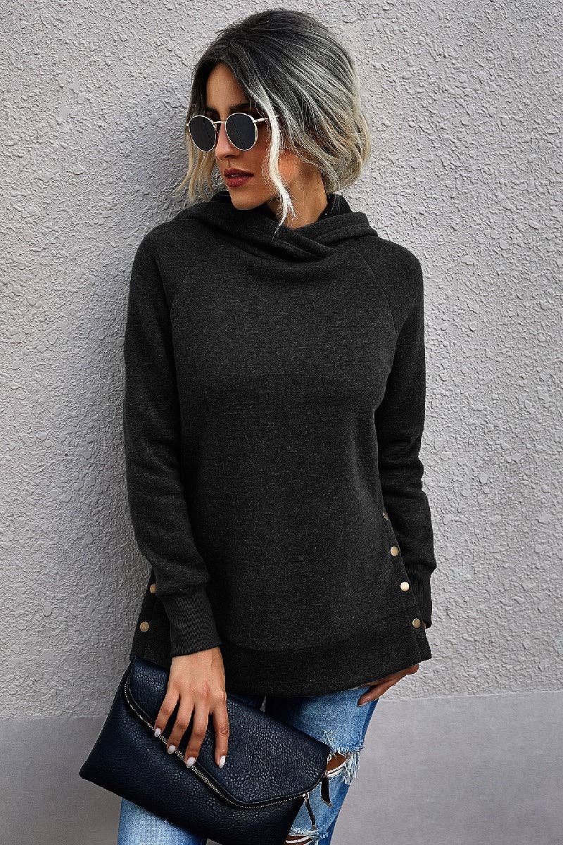 Supreme Fashion - Wholesale Knit Sweater - Women's - Turtle Neck Solid Loose Sweater1