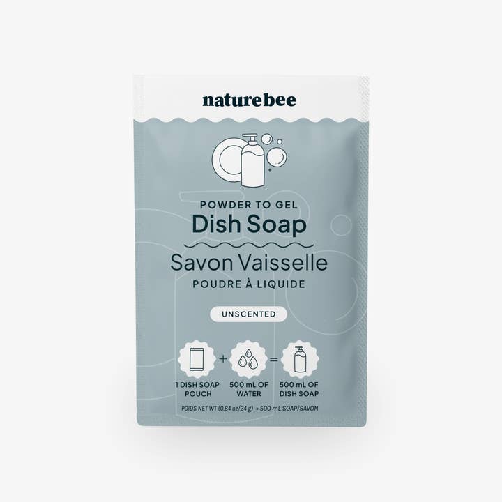 NATURE BEE - Wholesale Dish Soap - Unscented Dish Soap - Powder to GelÂ