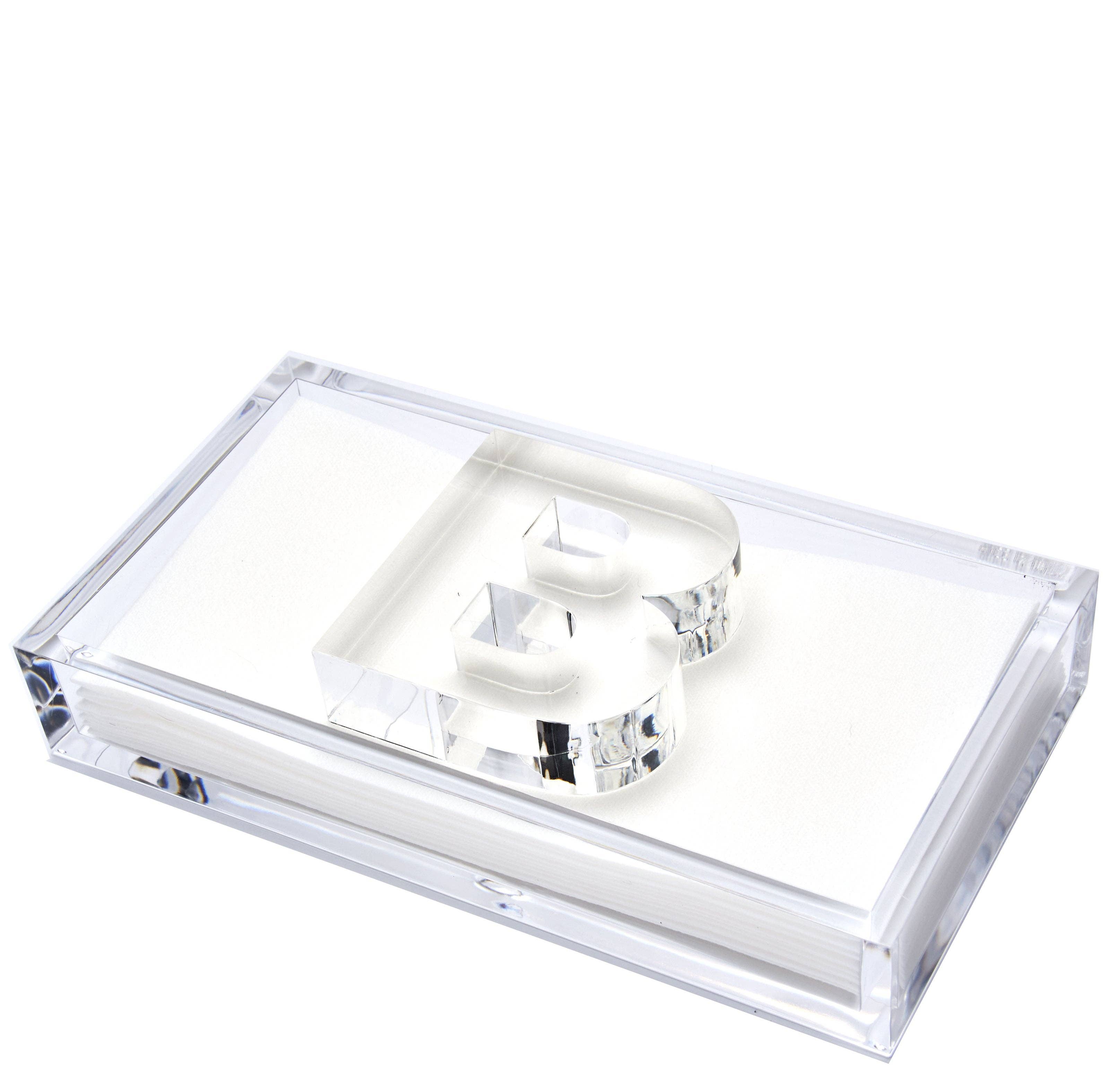 Tara Wilson Designs - Wholesale Napkin Holder - INITIAL GUEST TOWEL HOLDER1