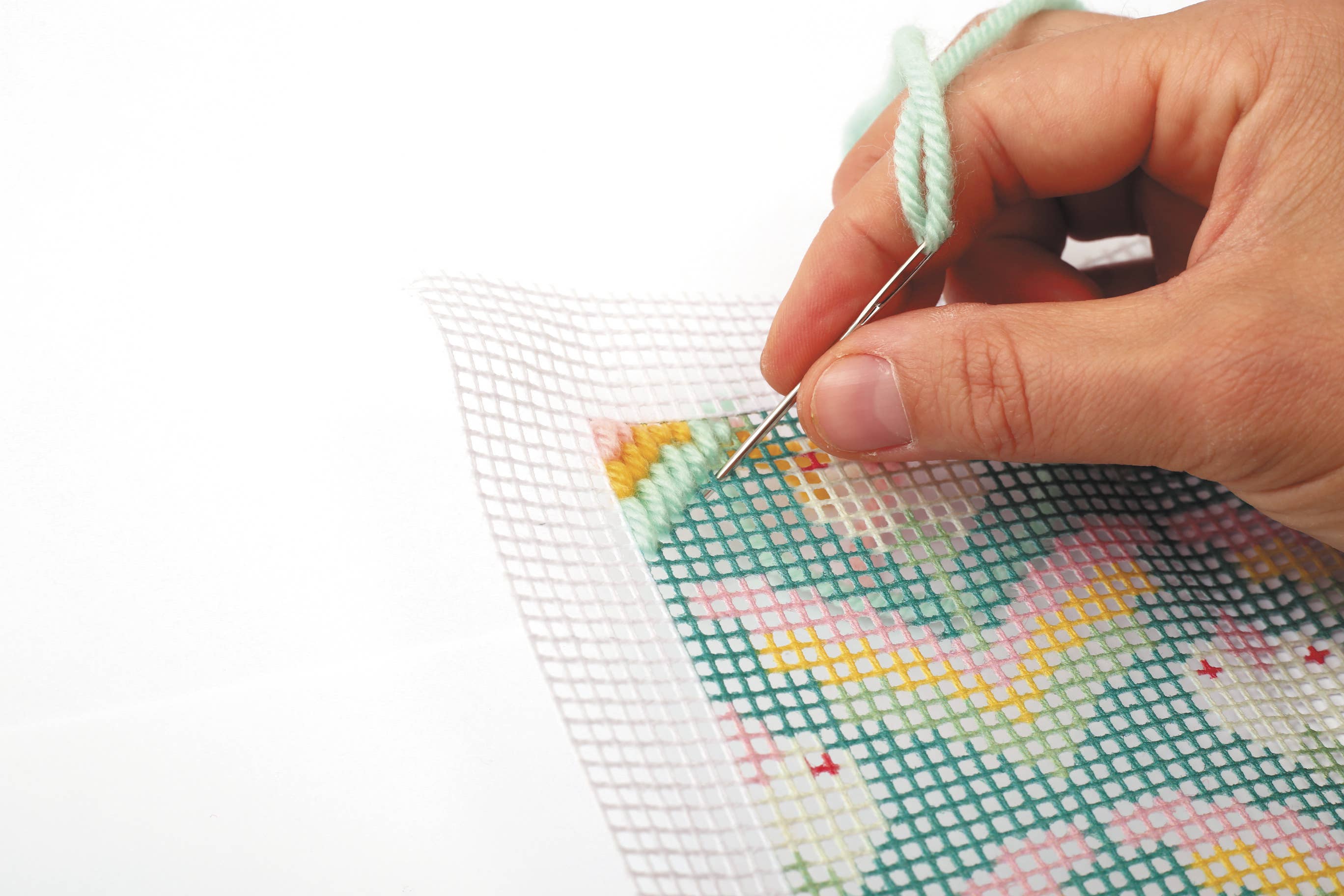 Graine Créative - Vendita all'ingrosso Kit per lavoretti fai da te - Kit tela fiori tropicali3