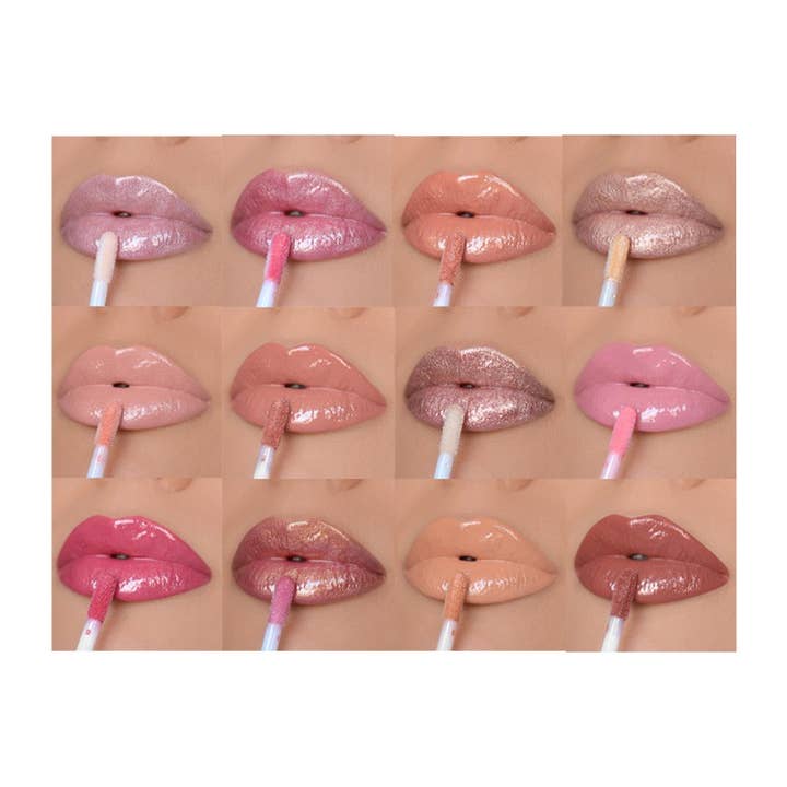 PINEAPPLE Beauty - Wholesale Lipstick - BeBella BBDLS Bella Luxe Lipstick & Lip Gloss Display - 144