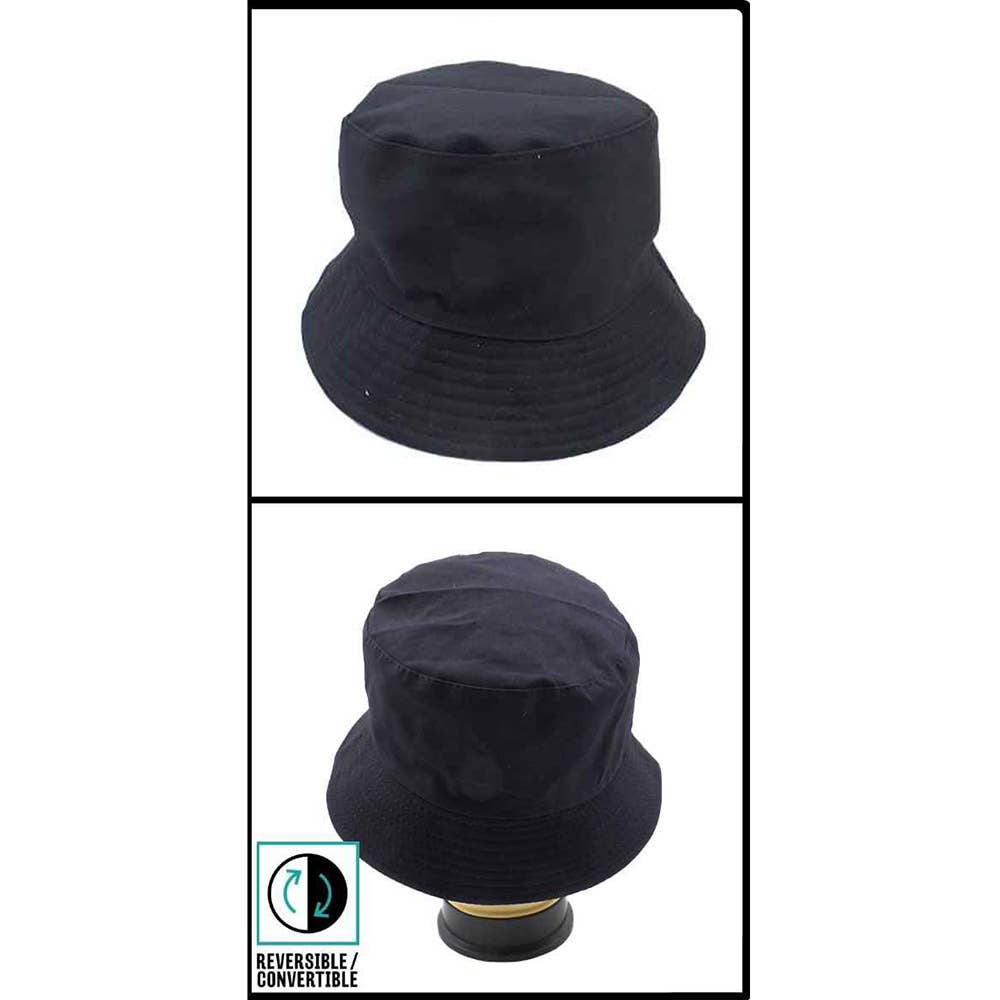 Sensibling Corp. - Wholesale Bucket Hat - Women's - Reversible Solid Bucket Hat3