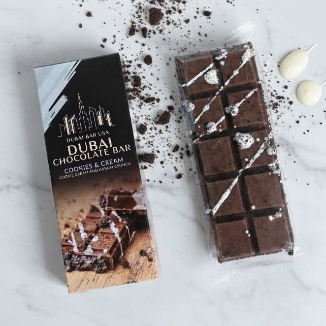 Dubai Bar USA - Wholesale Chocolate Bar - Dubai Bar Mixed Flavor Display Pack, 24 Bars4