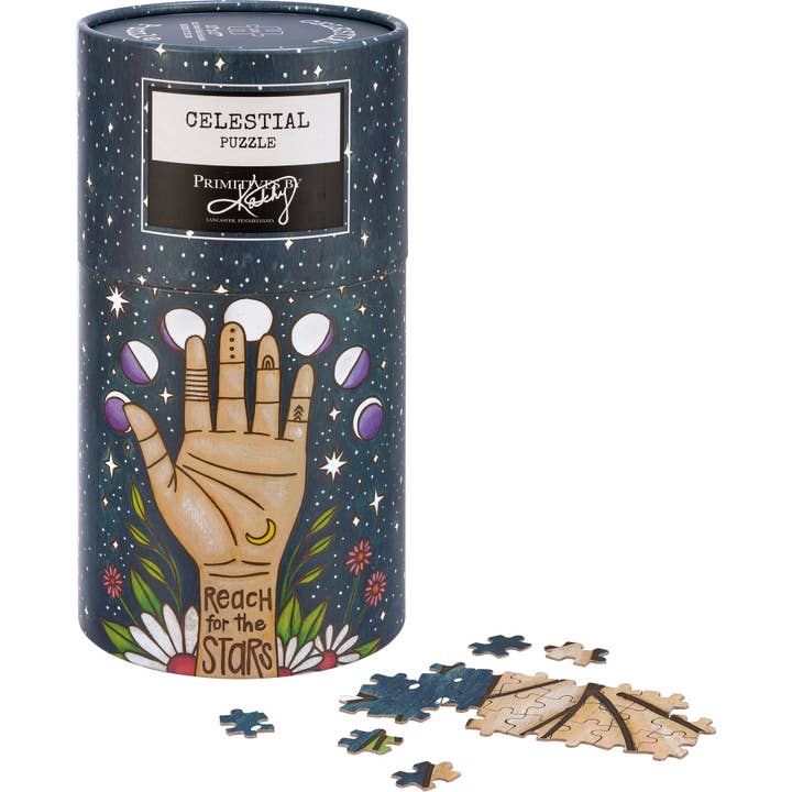 Primitives by Kathy - Wholesale Puzzle - Adult - Reach For The Stars Puzzle