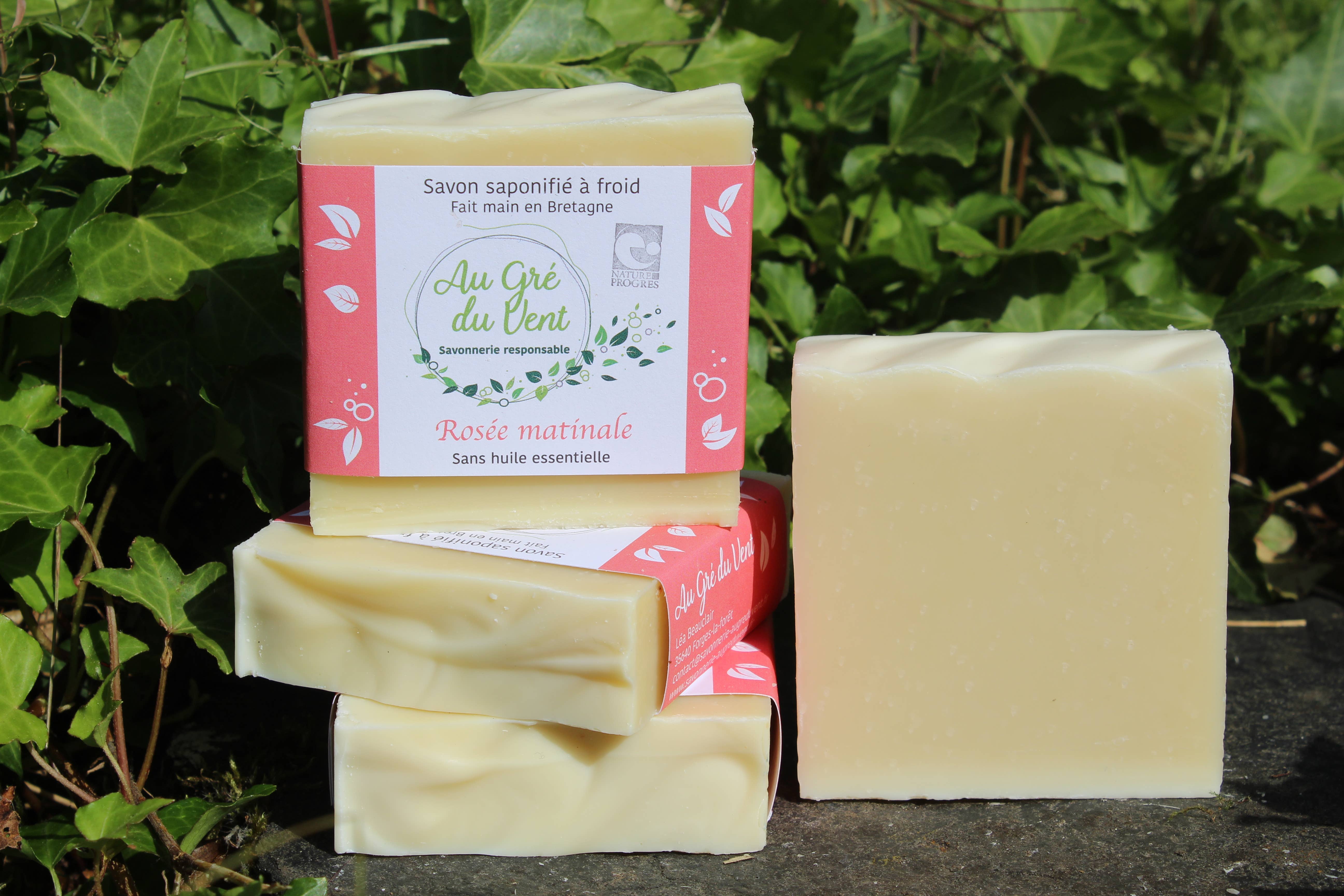 Savonnerie Au gré du vent - Wholesale Bar Soap - Cold saponified soap - Morning dew2