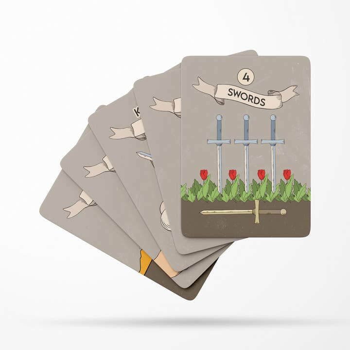 Dio Candle Company - Wholesale Playing Cards - Mystical Tarot Deck Poker-Sized w. Gold Gilded Edges8