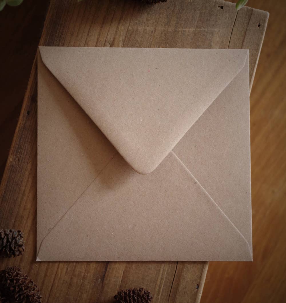 La Tanière du Hérisson - Vente Carte de vœux classique - Carte carrée - Tulipe2