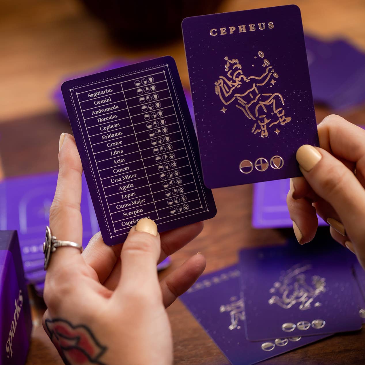 rabble - Venta al por mayor Juegos de cartas - Sparks - Juego de conversación inspirado en las estrellas4