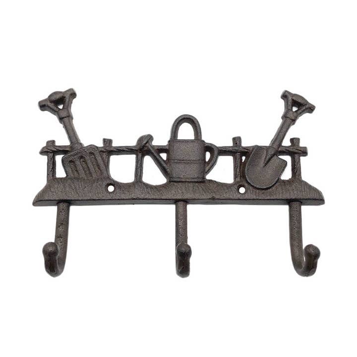 Cast Iron Garden Coat Hook for wholesale by Satchville