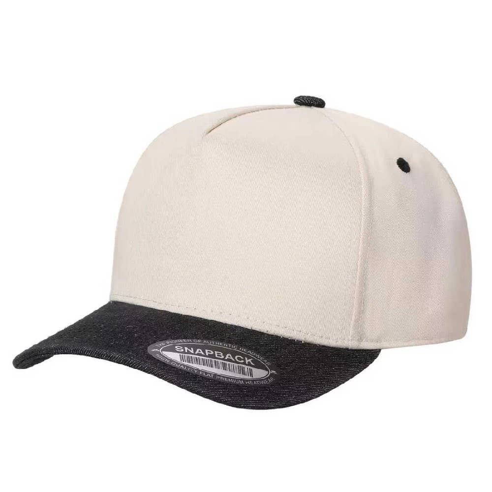 DOBBI - Wholesale Flat Brim Cap - Unisex - 5 Panel Snapback Caps77