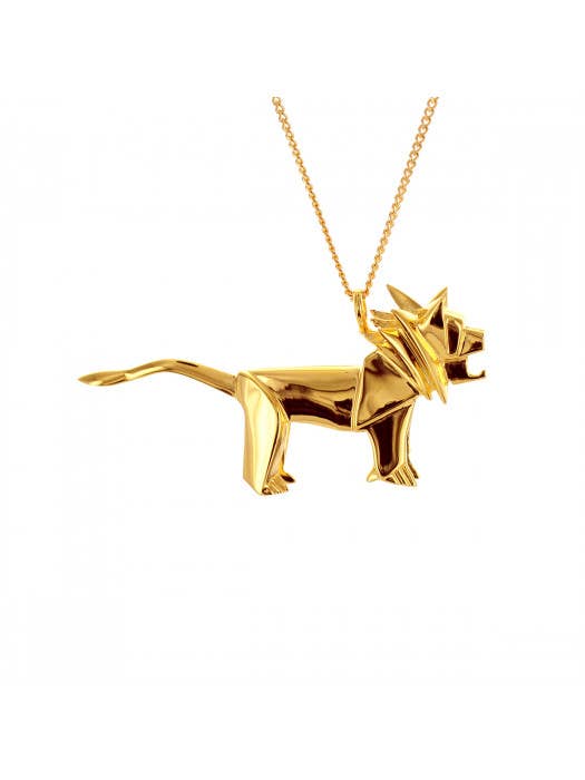 Lion Long Necklace for wholesale by Origami Jewellery