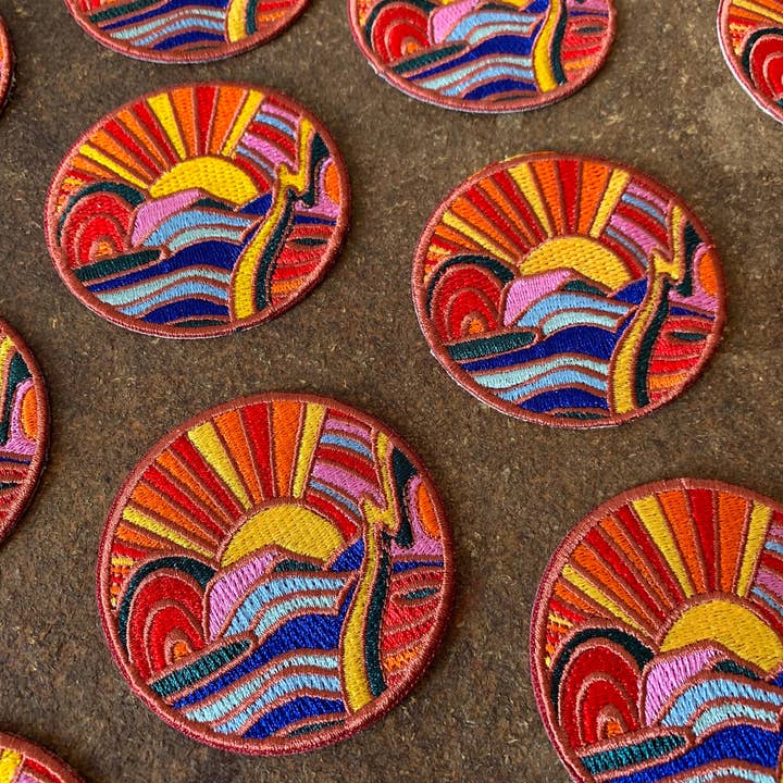 MBMB - Wholesale Patch - Circle Oasis - Iron On Patch