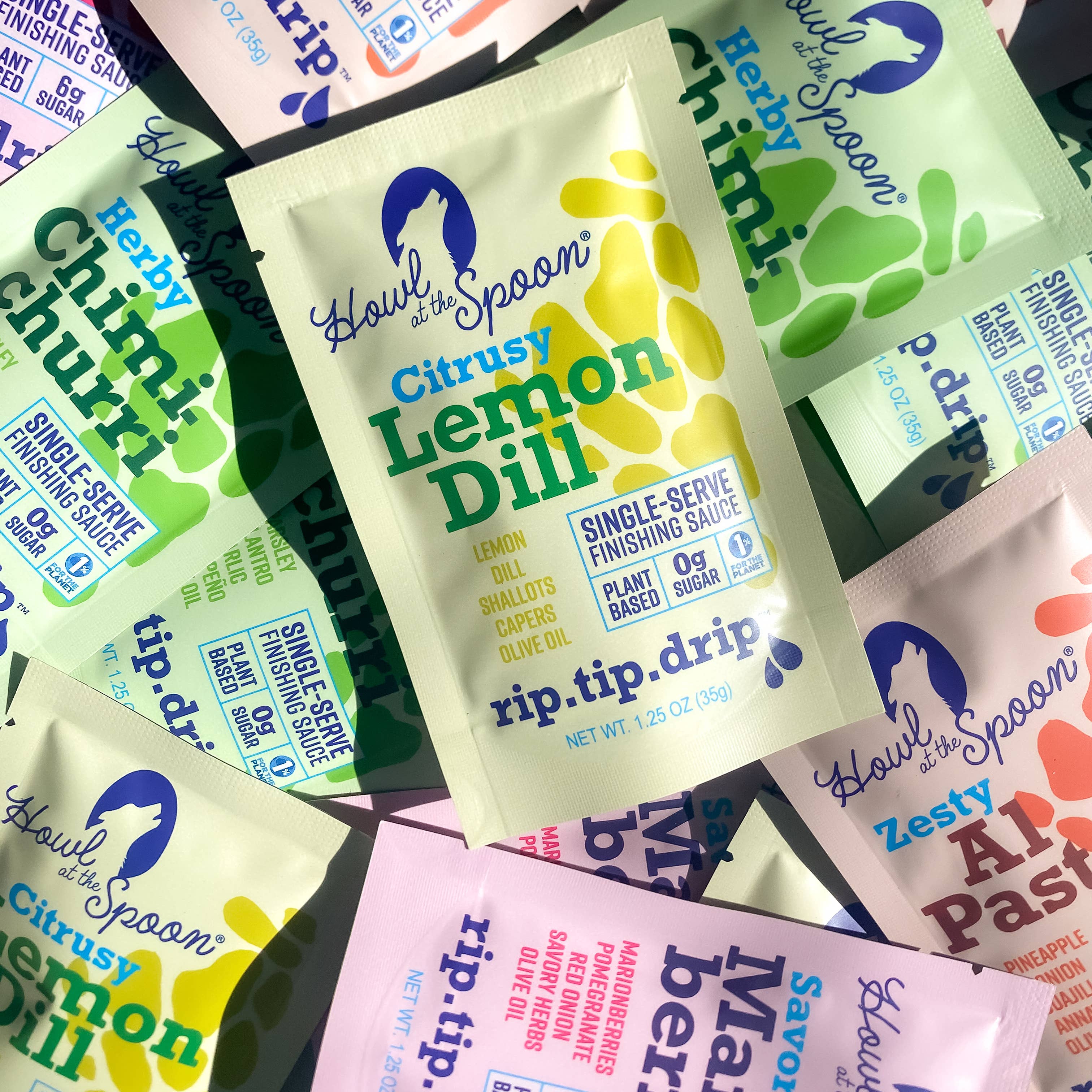 Howl at the Spoon - Wholesale Sauce - Chimichurri Sauce Pack - 6 Pack Case7