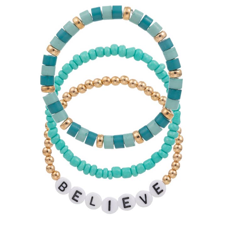 Designature New York - Wholesale Beaded bracelet – Kids - Grateful Rubber Bead Kids Stretch Bracelet4