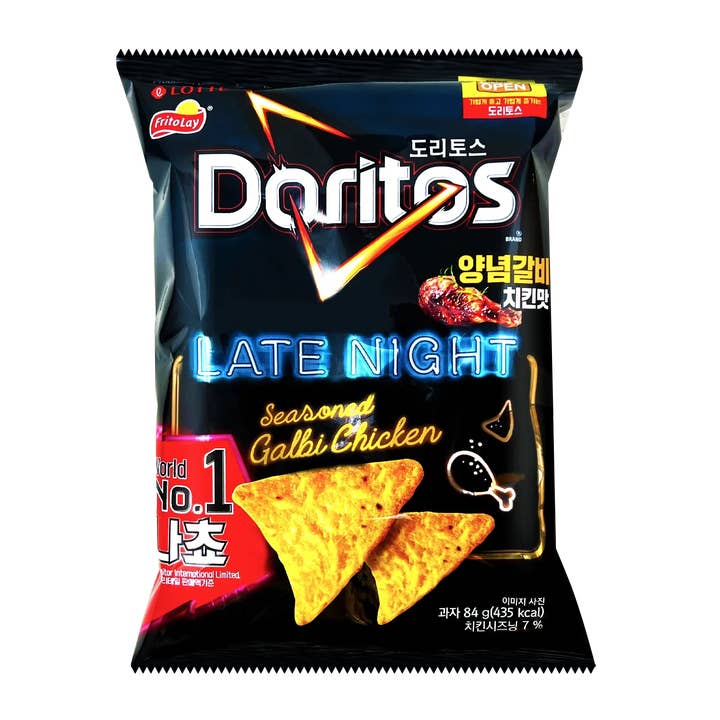 Pops Distro Inc - Wholesale Crisps - Doritos Late Night Oven Roasted (Seasoned Galibi) Chicken (84g) (Korea) 6-Pack1