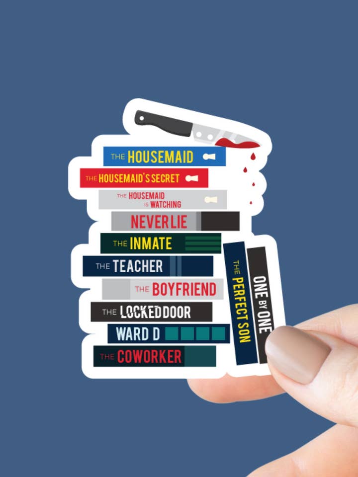 Freida McFadden Book Stack Sticker and other Purchase Wholesale freaker. Free Returns & Net 60 Terms on Faire trending on Faire.