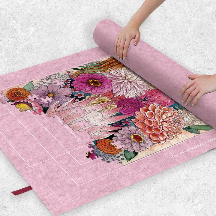 Journey of Something USA - Wholesale Puzzle - Adult - Portable Felt Roll-Up Jigsaw Puzzle Storage Mat0