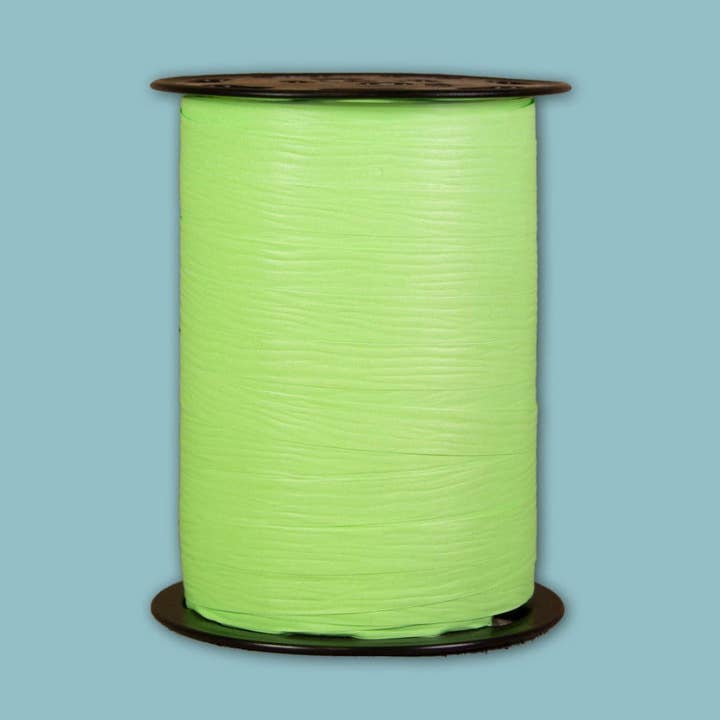 Paperlook Curl Ribbon Linden Grön för wholesale av kadopapier.net