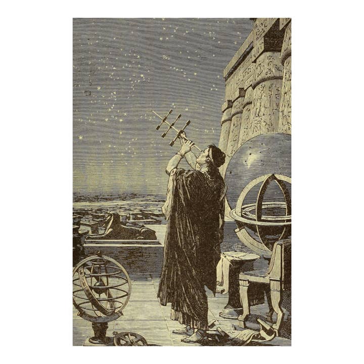 Observing The Stars Canvas Print - Apothecary Art for Home or Office - Apothecary Decor for wholesale by Print Pothecary